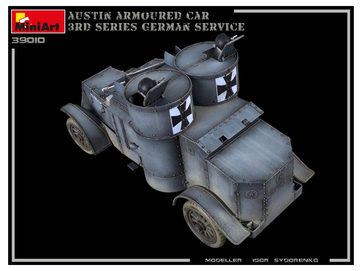 MiniArt 1/35 Austin Armoured Car 3rd Series: German, Austro-Hungarian, Finnish Service. Interior Kit | 4820183313904