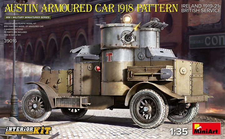 MiniArt 1/35 Austin Armoured Car 1918 Pattern. Ireland 1919-21. British Service. Interior Kit | 4820183314352
