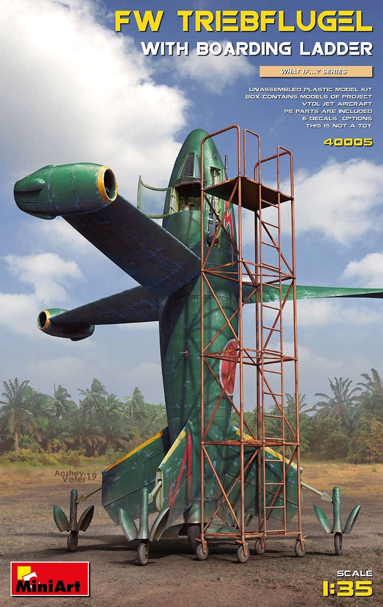 MiniArt 1/35 Focke Wulf Triebflugel with Boarding Ladder | 4820183312747
