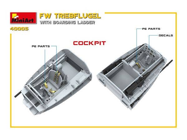 MiniArt 1/35 Focke Wulf Triebflugel with Boarding Ladder | 4820183312747