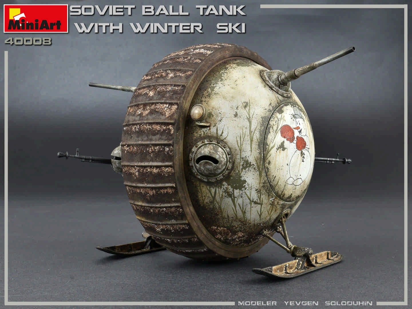 MiniArt 1/35 Soviet Ball Tank with Winter Ski. Interior Kit | 4820183312242