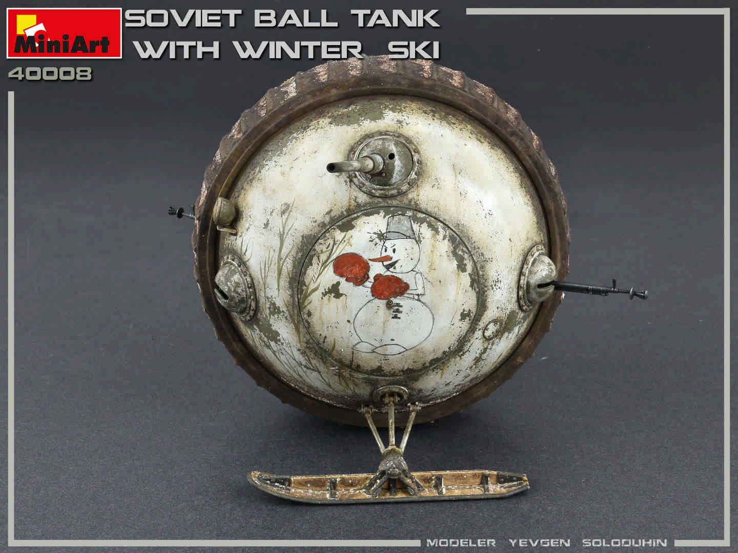 MiniArt 1/35 Soviet Ball Tank with Winter Ski. Interior Kit | 4820183312242