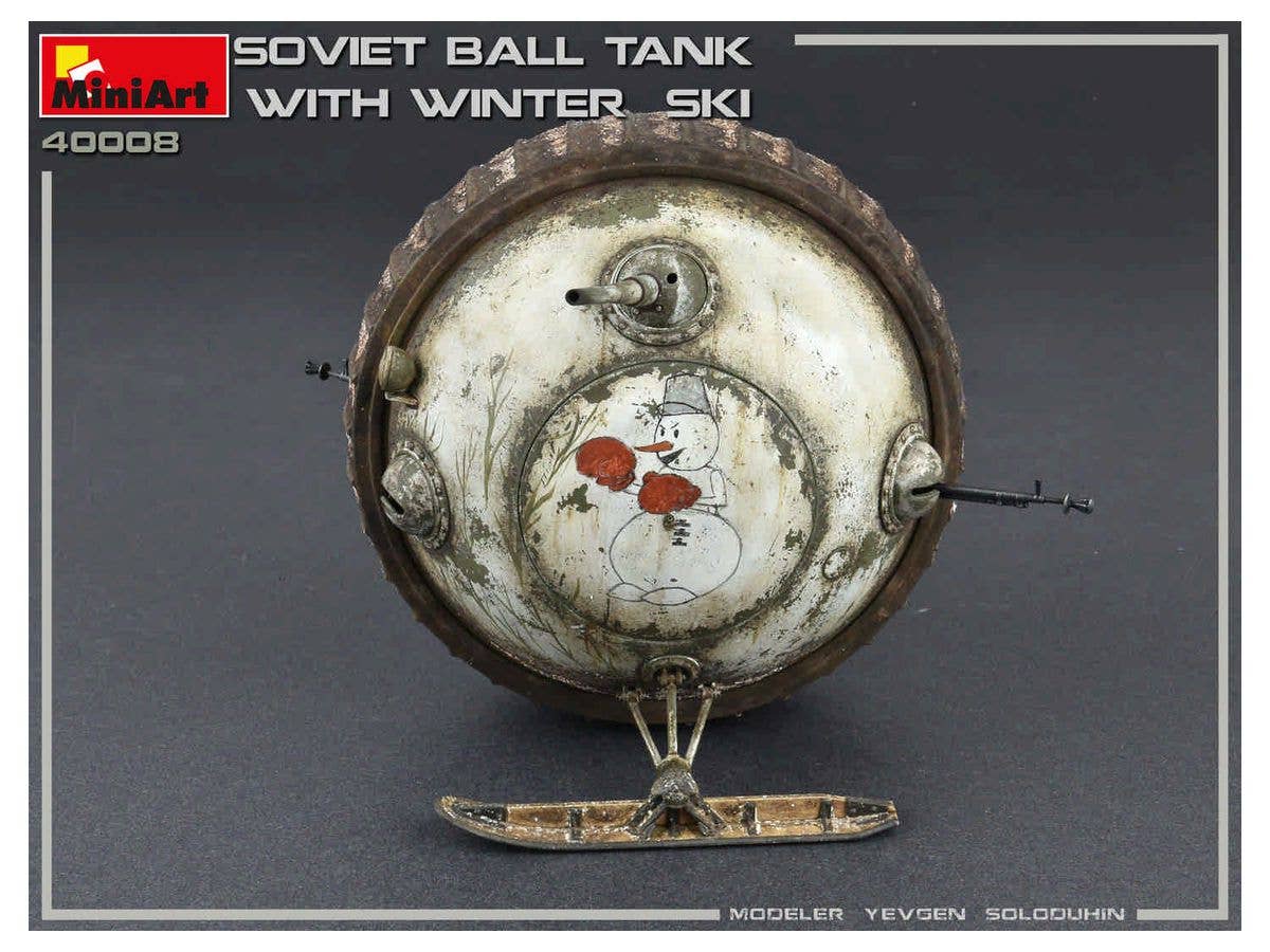 MiniArt 1/35 Soviet Ball Tank with Winter Ski. Interior Kit | 4820183312242