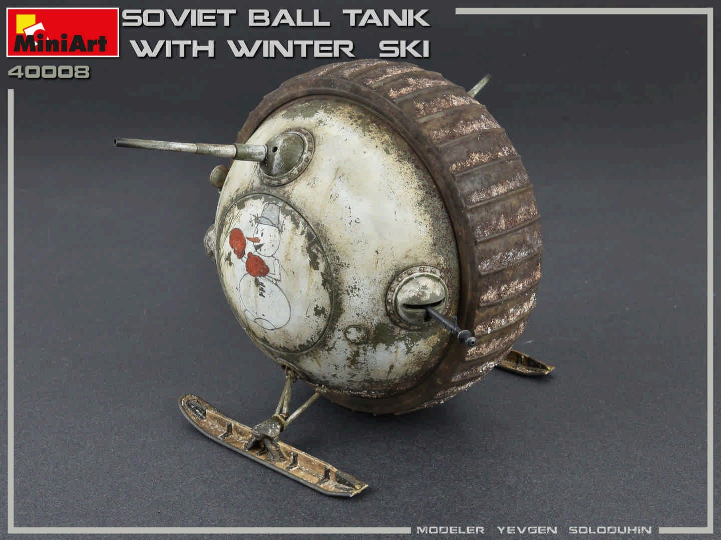 MiniArt 1/35 Soviet Ball Tank with Winter Ski. Interior Kit | 4820183312242