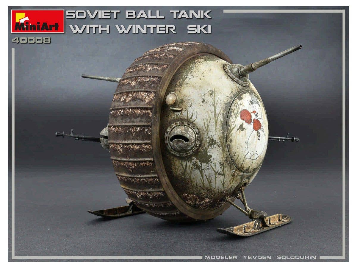 MiniArt 1/35 Soviet Ball Tank with Winter Ski. Interior Kit | 4820183312242