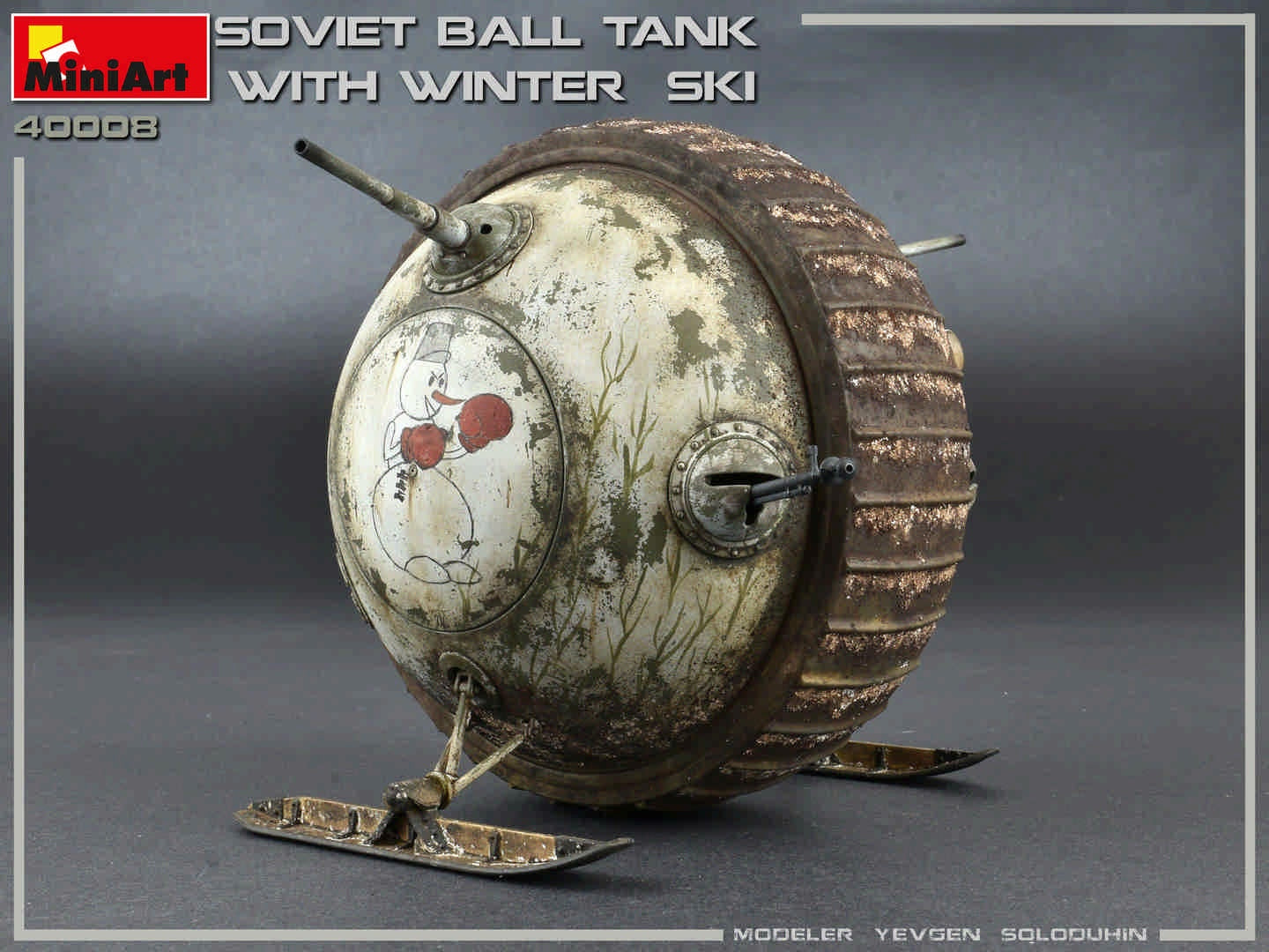 MiniArt 1/35 Soviet Ball Tank with Winter Ski. Interior Kit | 4820183312242