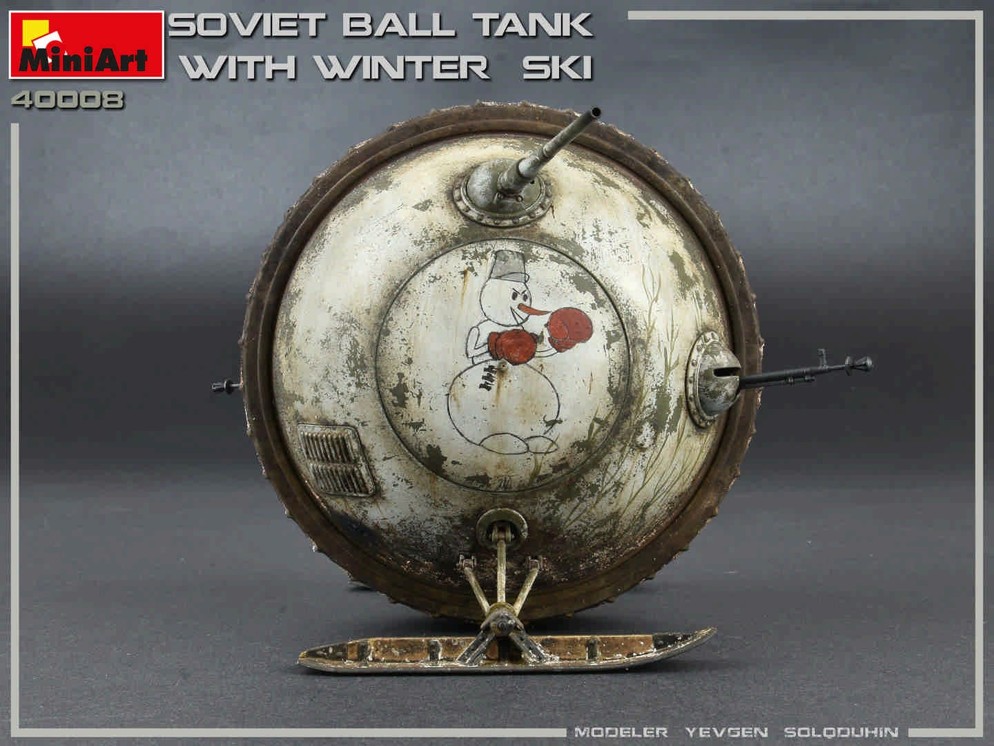 MiniArt 1/35 Soviet Ball Tank with Winter Ski. Interior Kit | 4820183312242
