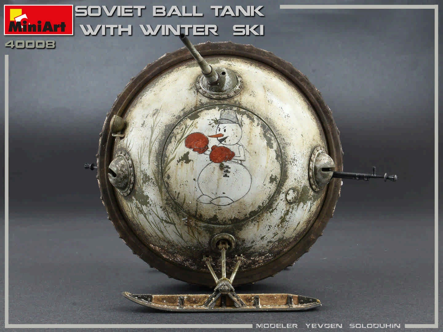 MiniArt 1/35 Soviet Ball Tank with Winter Ski. Interior Kit | 4820183312242