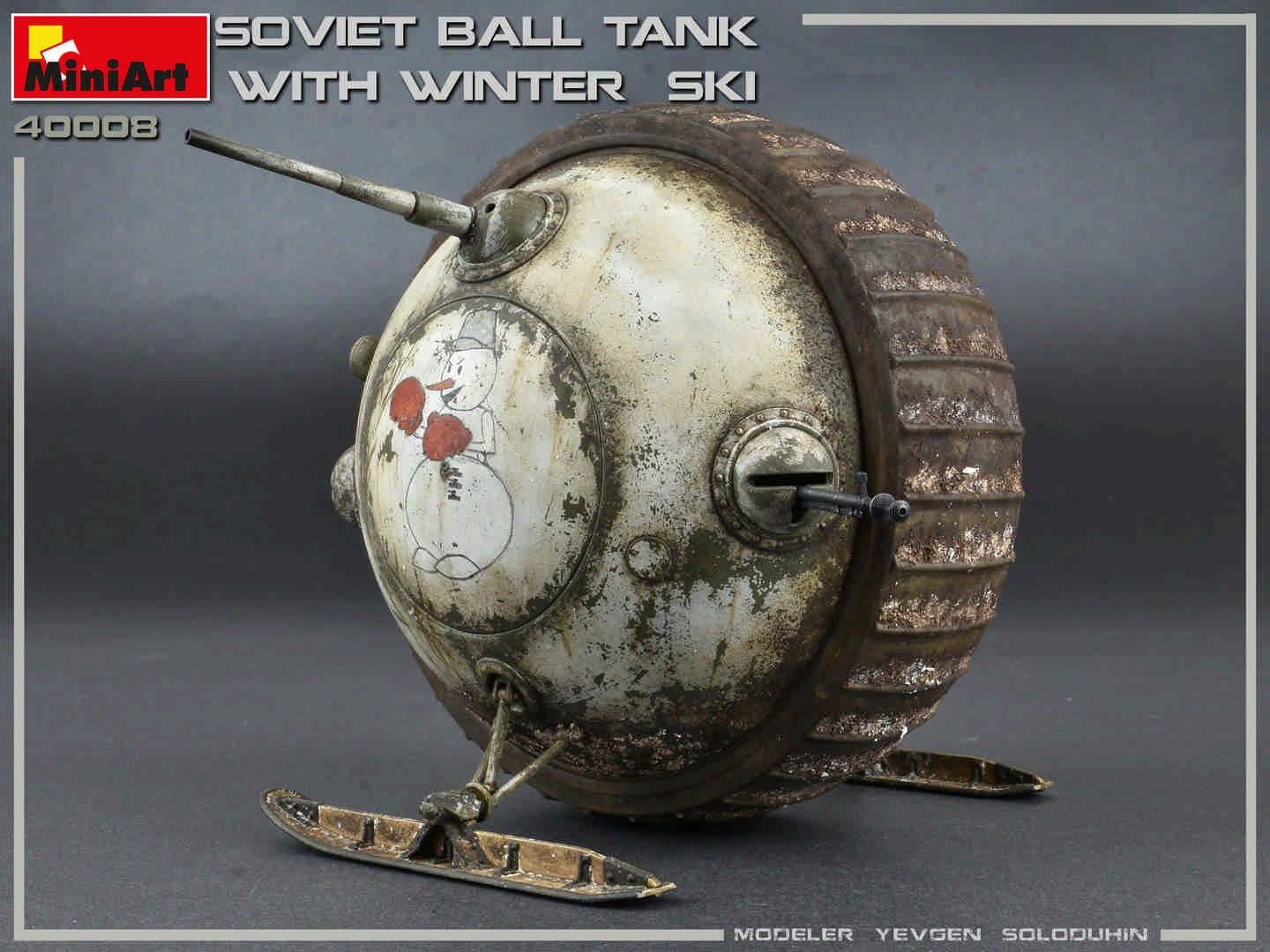 MiniArt 1/35 Soviet Ball Tank with Winter Ski. Interior Kit | 4820183312242