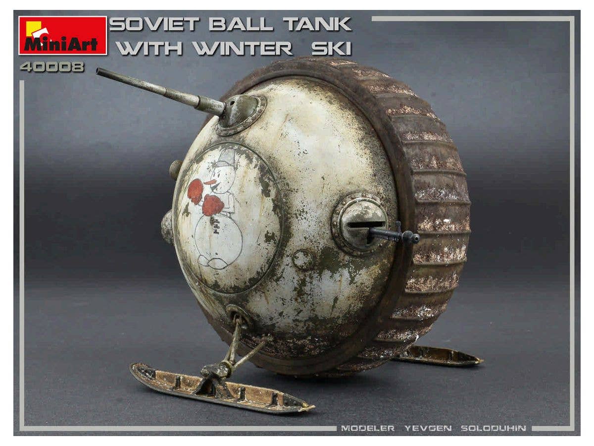 MiniArt 1/35 Soviet Ball Tank with Winter Ski. Interior Kit | 4820183312242