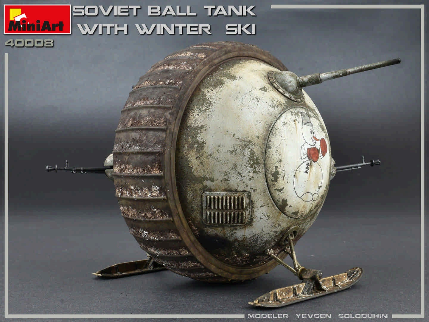 MiniArt 1/35 Soviet Ball Tank with Winter Ski. Interior Kit | 4820183312242