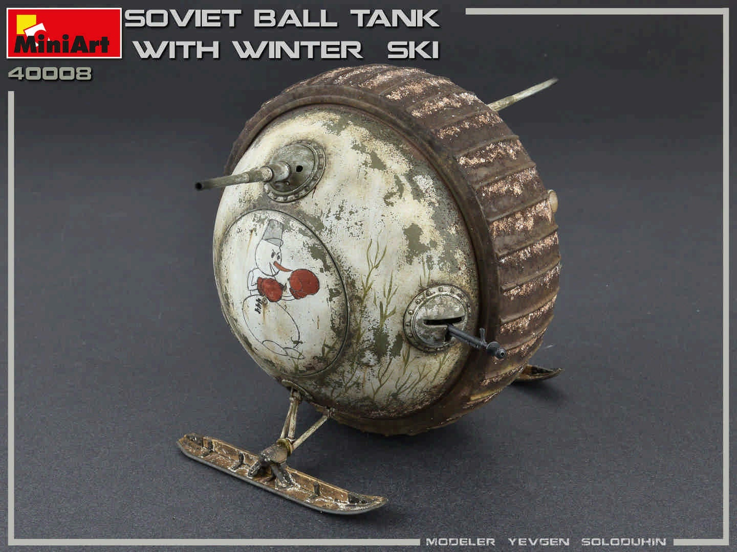 MiniArt 1/35 Soviet Ball Tank with Winter Ski. Interior Kit | 4820183312242