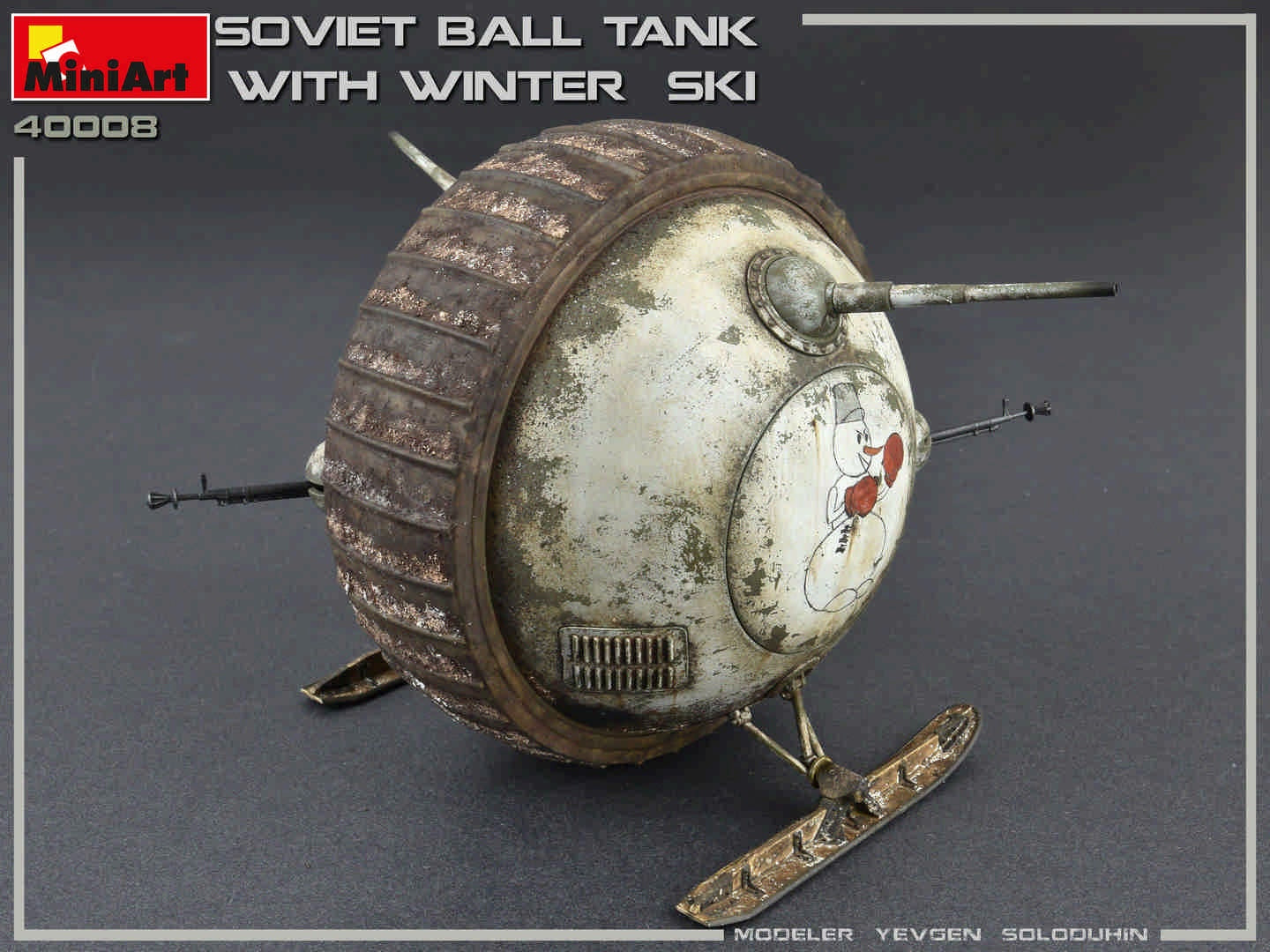 MiniArt 1/35 Soviet Ball Tank with Winter Ski. Interior Kit | 4820183312242