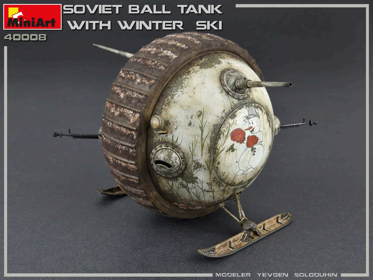 MiniArt 1/35 Soviet Ball Tank with Winter Ski. Interior Kit | 4820183312242