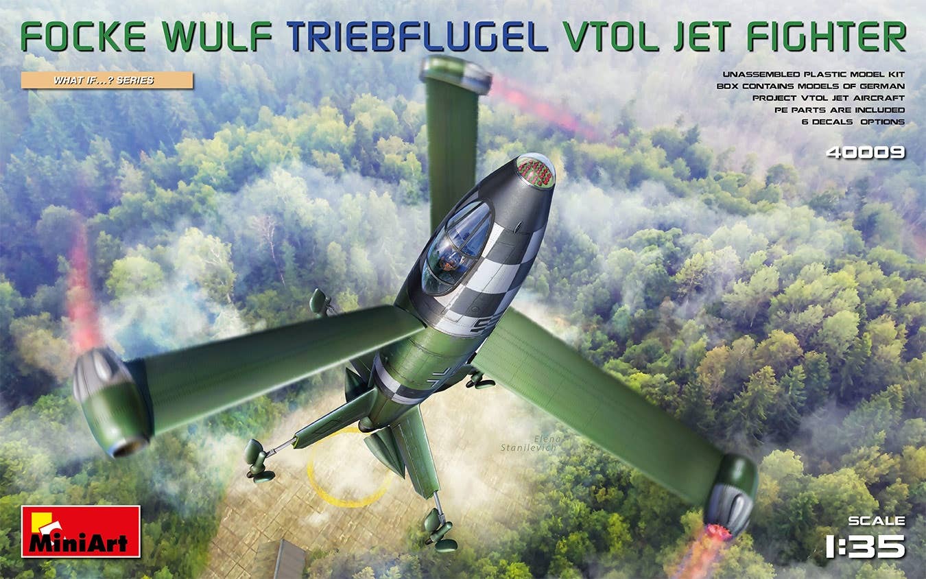 MiniArt 1/35 Focke Wulf Triebflugel (VTOL) Jet Fighter | 4820183313119