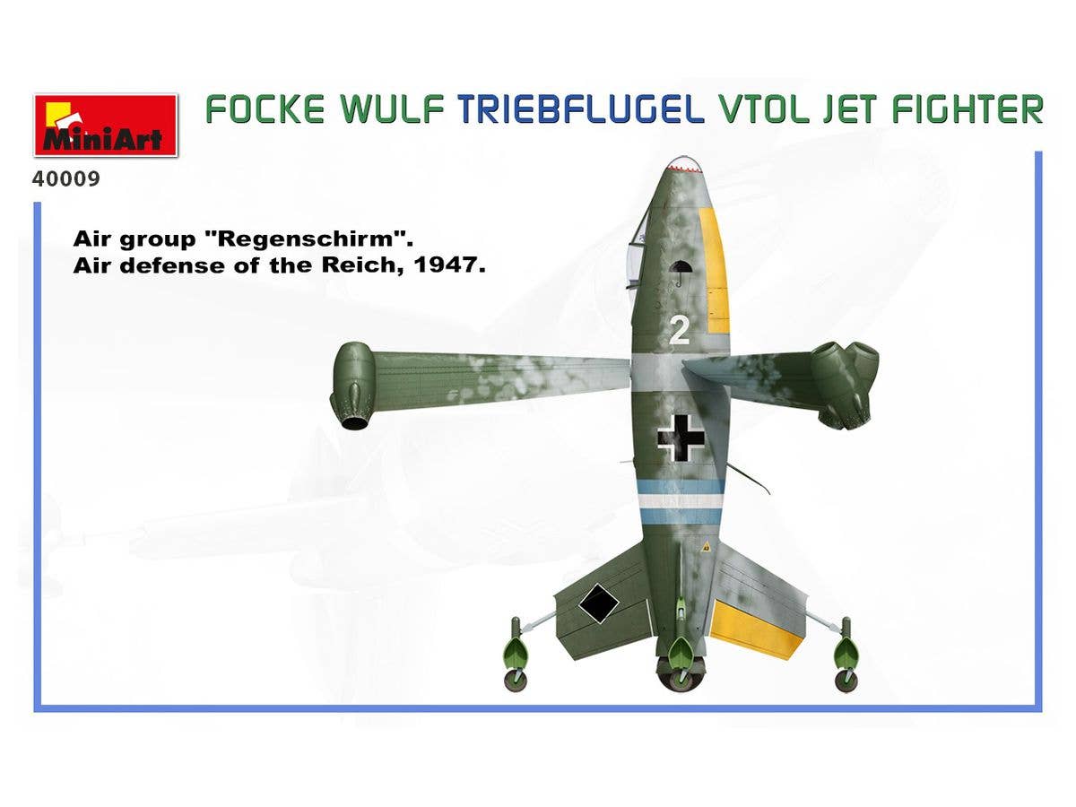 MiniArt 1/35 Focke Wulf Triebflugel (VTOL) Jet Fighter | 4820183313119