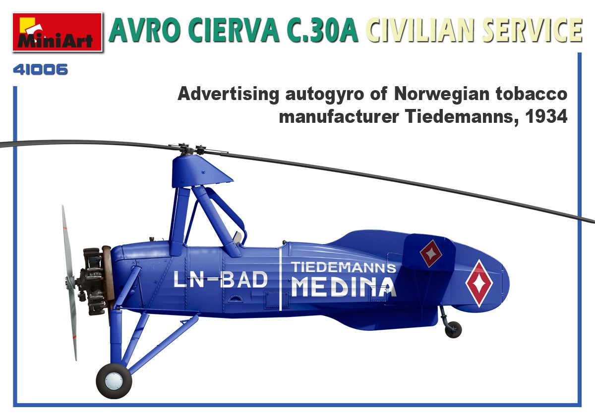 MiniArt Avro Cierva C.30A Civilian Service | 4820183312532