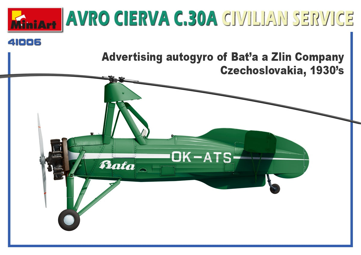 MiniArt Avro Cierva C.30A Civilian Service | 4820183312532