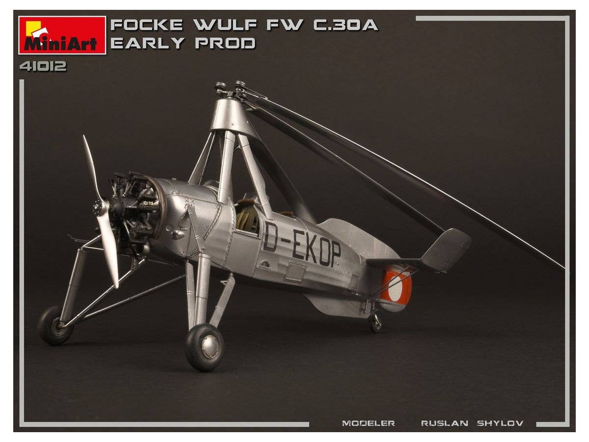 MiniArt Focke-Wulf Fw C.30A Heuschrecke. Early Prod | 4820183312662