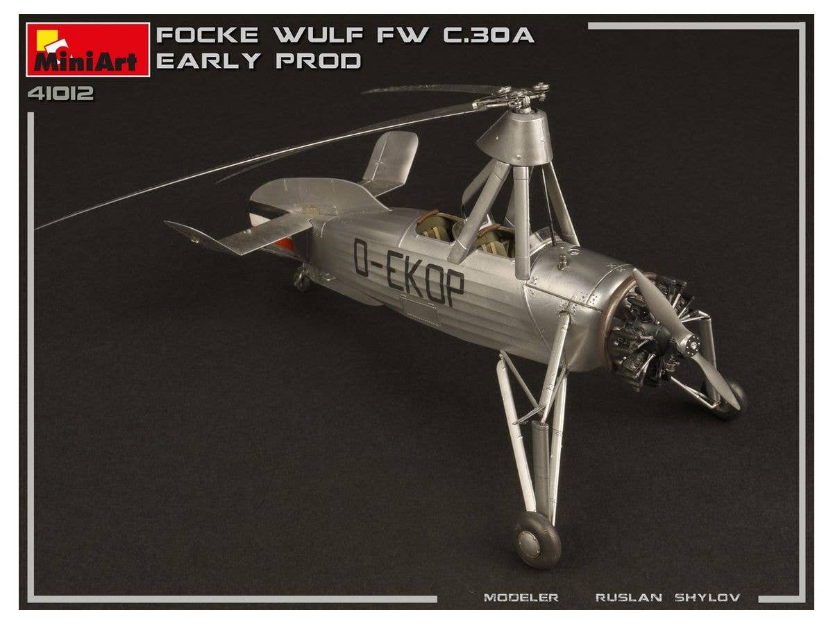 MiniArt Focke-Wulf Fw C.30A Heuschrecke. Early Prod | 4820183312662