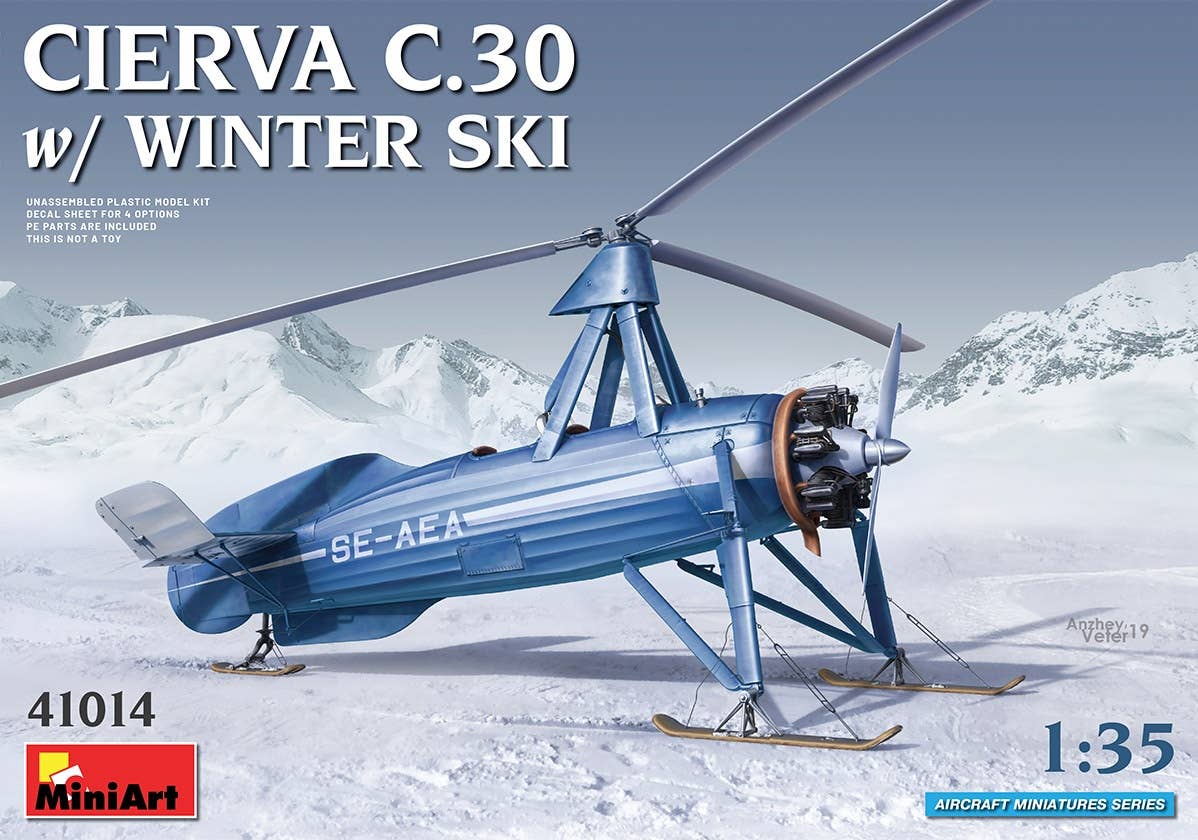 MiniArt Cierva C.30 with Winter Ski | 4820183312853