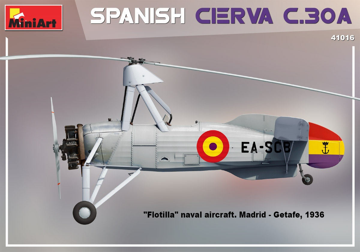MiniArt 1/35 Spanish Cierva C.30A Aircraft | 4820183313515