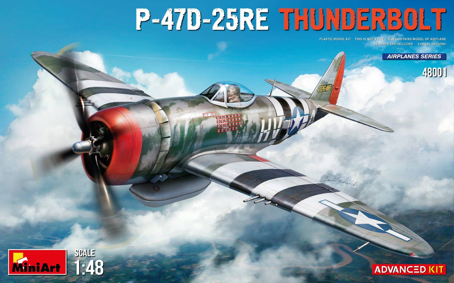 MiniArt 1/48 P-47D-25RE Thunderbolt Advanced Kit | 5905937497259