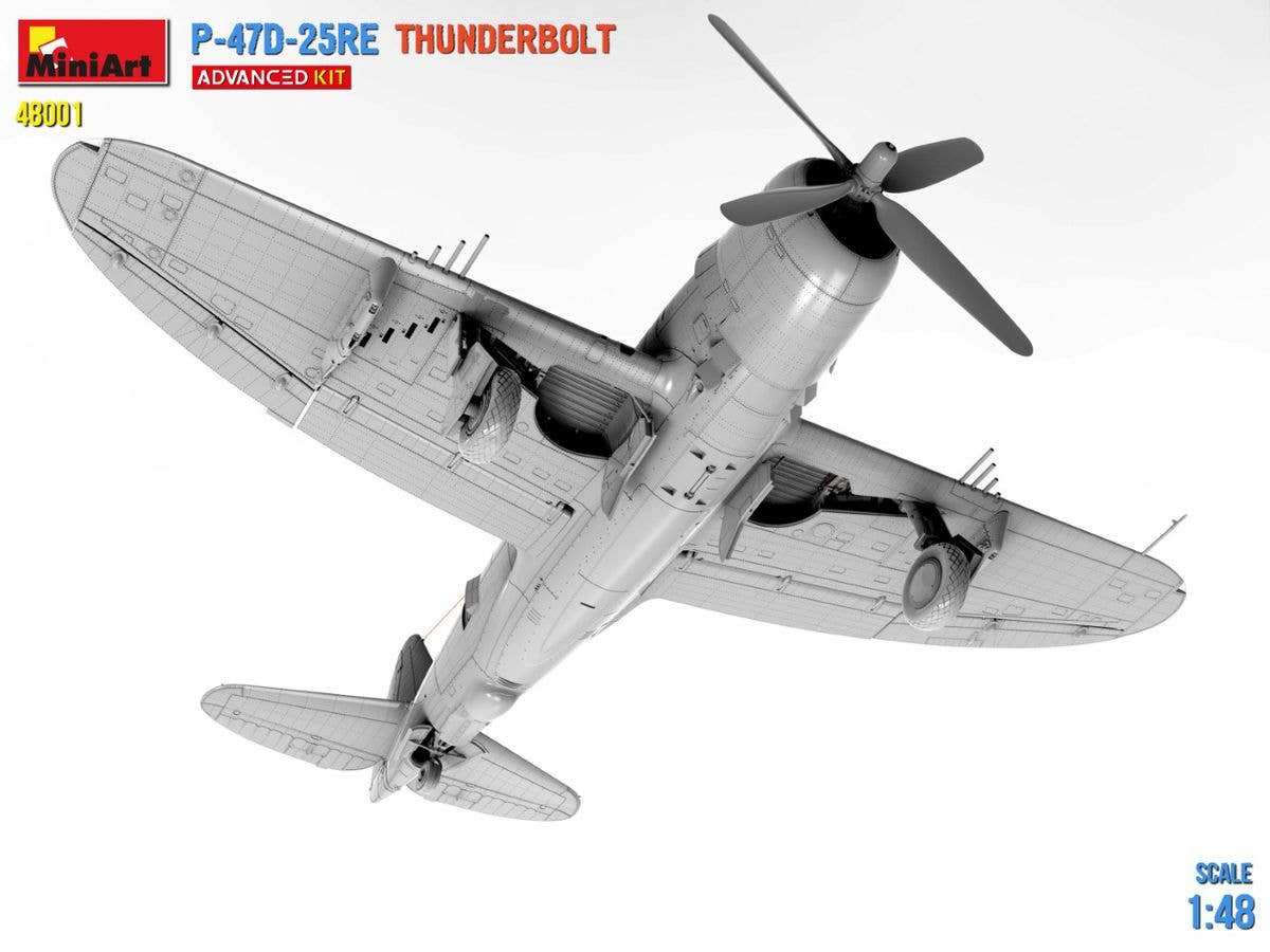 MiniArt 1/48 P-47D-25RE Thunderbolt Advanced Kit | 5905937497259