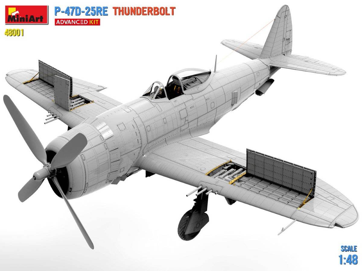 MiniArt 1/48 P-47D-25RE Thunderbolt Advanced Kit | 5905937497259