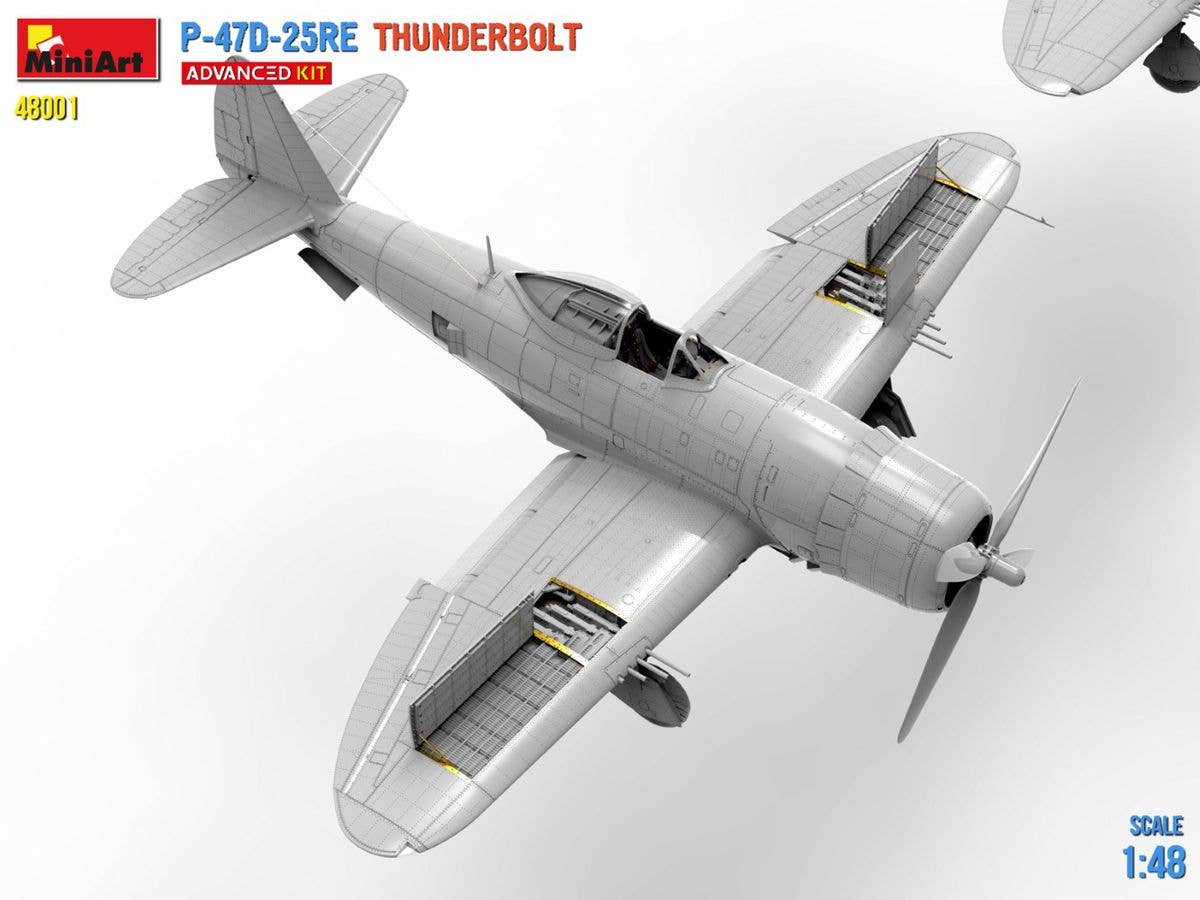 MiniArt 1/48 P-47D-25RE Thunderbolt Advanced Kit | 5905937497259
