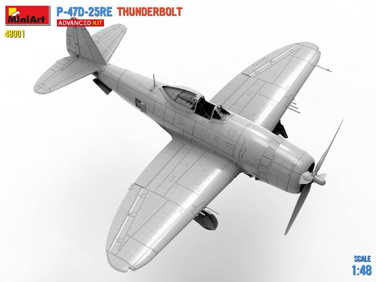 MiniArt 1/48 P-47D-25RE Thunderbolt Advanced Kit | 5905937497259
