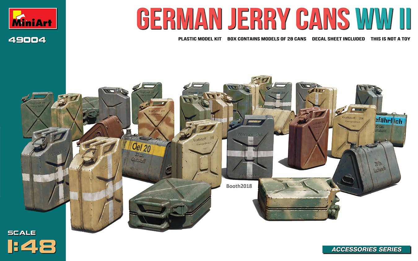MiniArt 1/48 German Jerry Cans WW2,  Figures | 5905090346470