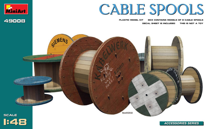 MiniArt 1/48 Cable Spools | 5905090346661