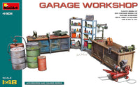 MiniArt 1/48 Garage Workshop | 5905937497419