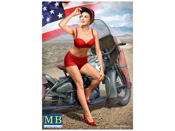 MASTER BOX 1/24 Pin-up series, Kit No. 1. Marylin | 4820113081323