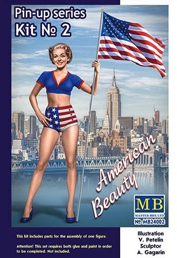 MASTER BOX 1/24 Pin-up series, Kit No. 2. Betty | 4820113081330