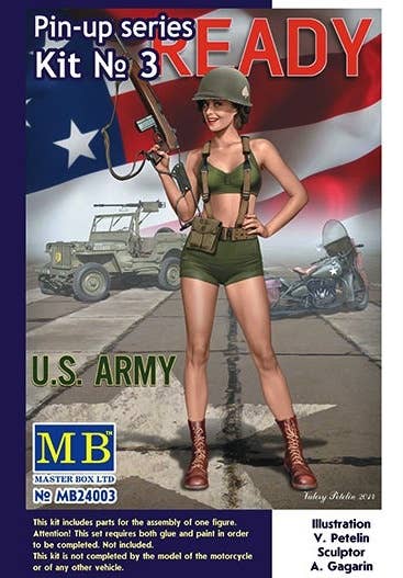 MASTER BOX 1/24 Pin-up series, Kit No. 3. Alice | 4820113081347