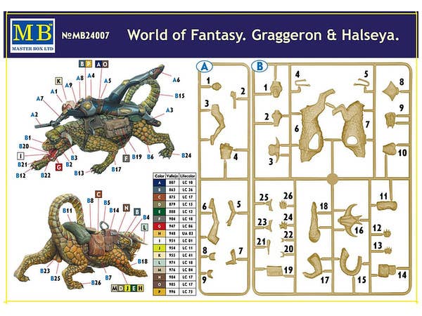 MASTER BOX World of Fantasy. Graggeron & Halseya | 4820113081453