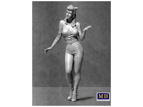 MASTER BOX 1/24 Pin-up series. A short stop. Kit No. 1 | 4820113081446
