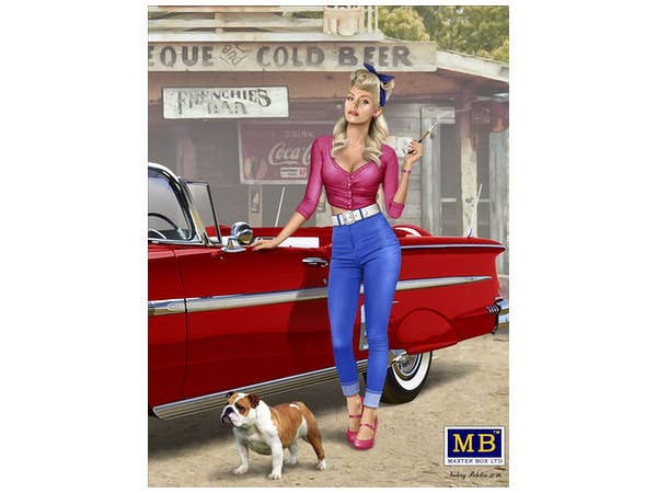 MASTER BOX 1/24 Pin-up series. A short stop. Kit No. 1 | 4820113081446