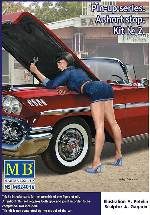 MASTER BOX 1/24 Pin-up series. A short stop. Kit No. 2 | 4820113081620