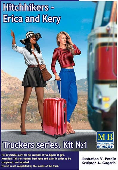MASTER BOX Truckers series. Hitchhikers, Erica & Kery | 4820113081859