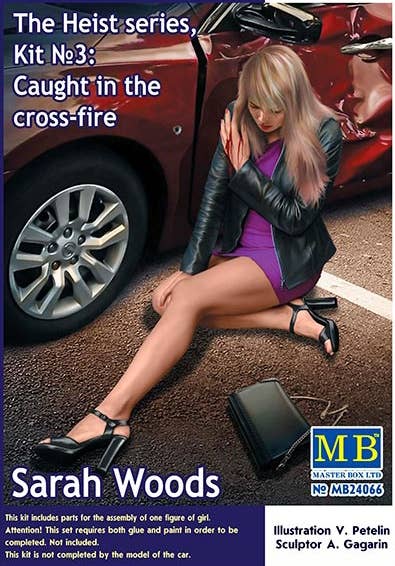 MASTER BOX 1/24 The Heist series, Kit No3: Caught in the cross-fire. Sarah Woods | 4820113082092