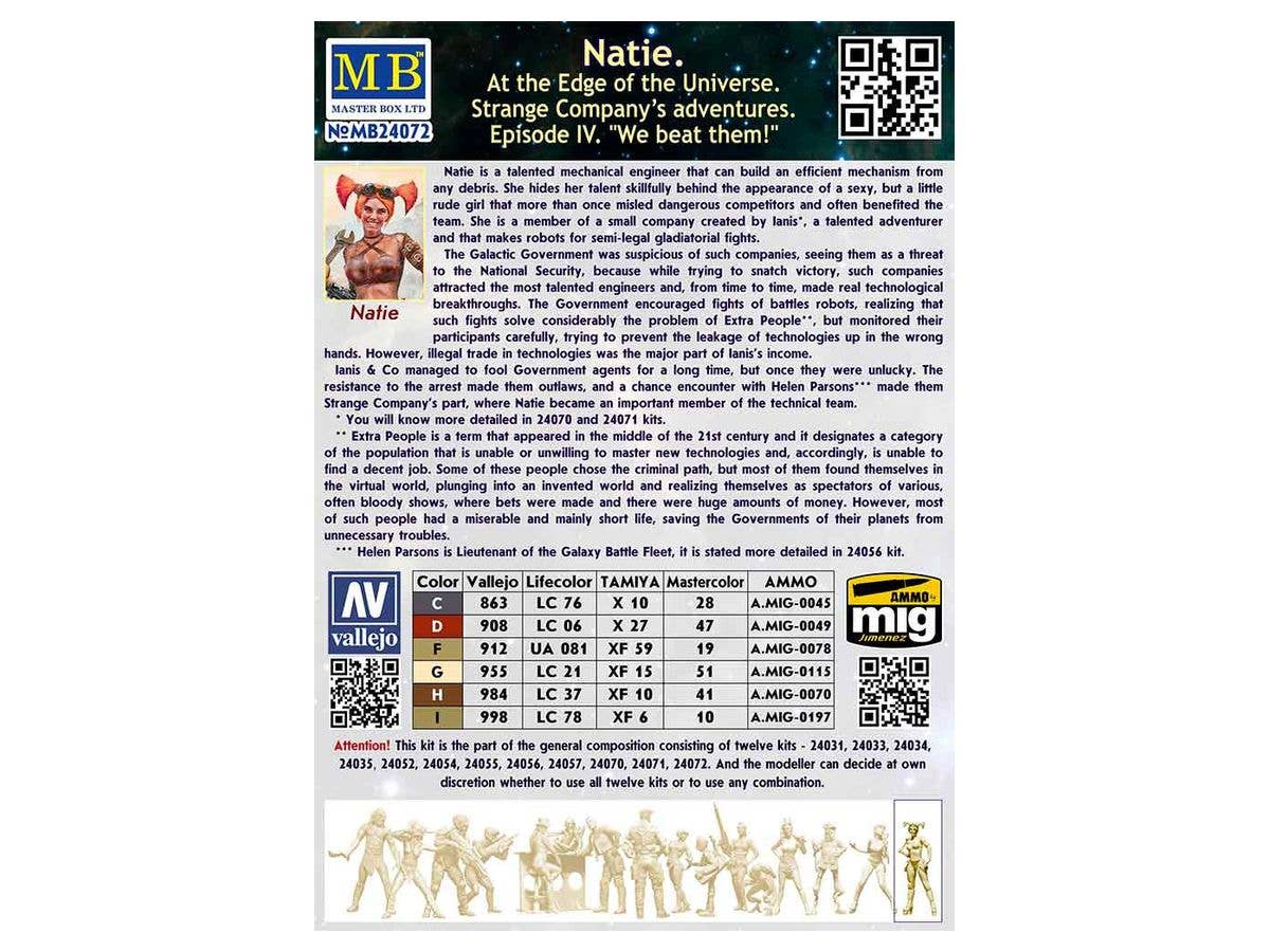 Master Box 1/24 Natie. At the Edge of the Universe. Strange Company�s Adventures. Episode IV | 4820113082429