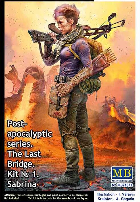 Master Box 1/25 Post-apocalyptic series. The Last Bridge. Kit No. 1. Sabrina | 4820113082436