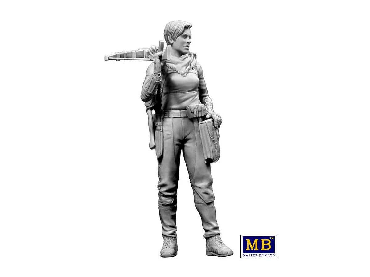 Master Box 1/25 Post-apocalyptic series. The Last Bridge. Kit No. 1. Sabrina | 4820113082436