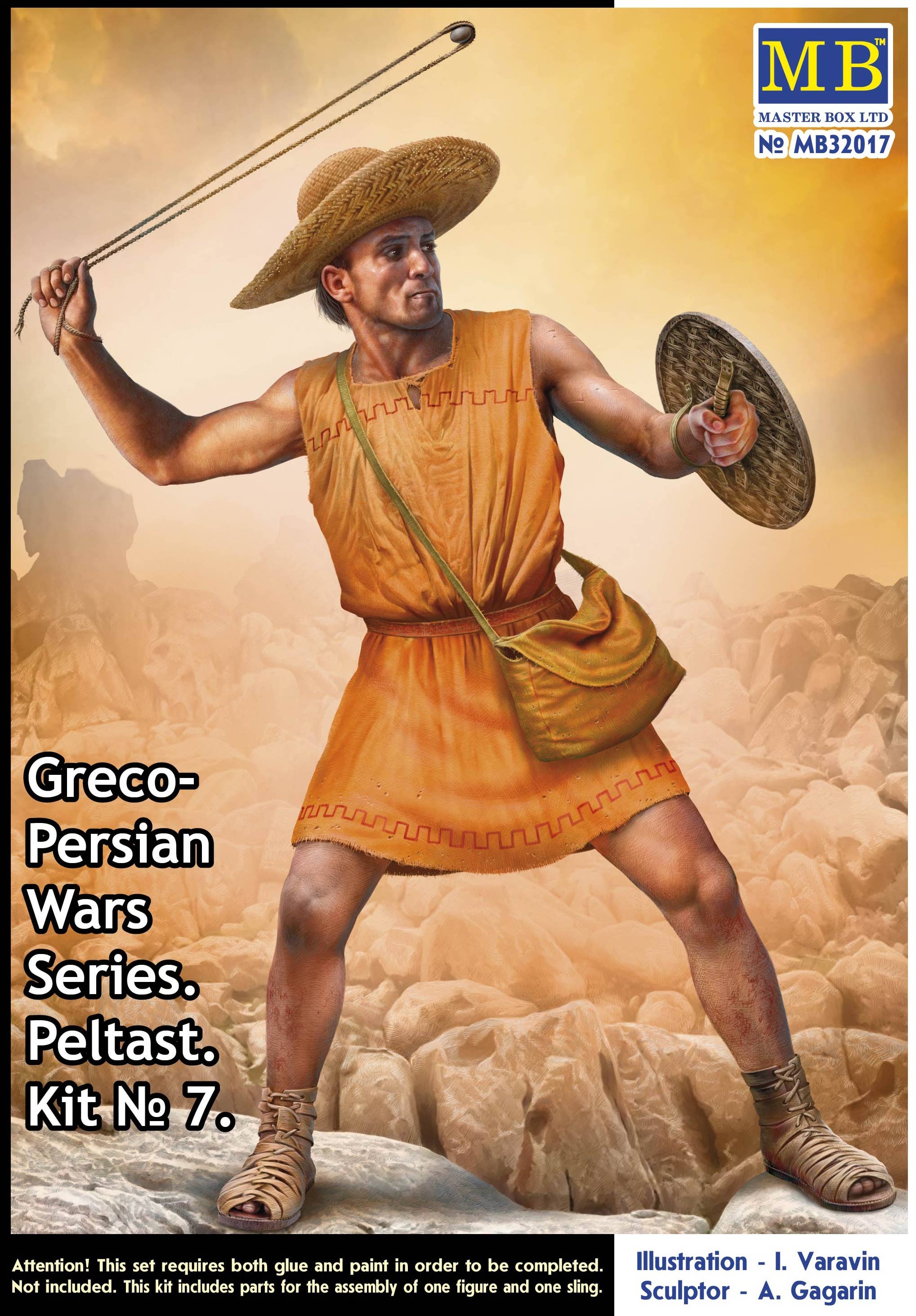MASTER BOX 1/32 Greco-Persian Wars Series Peltast. Kit No 7 | 4820113082566