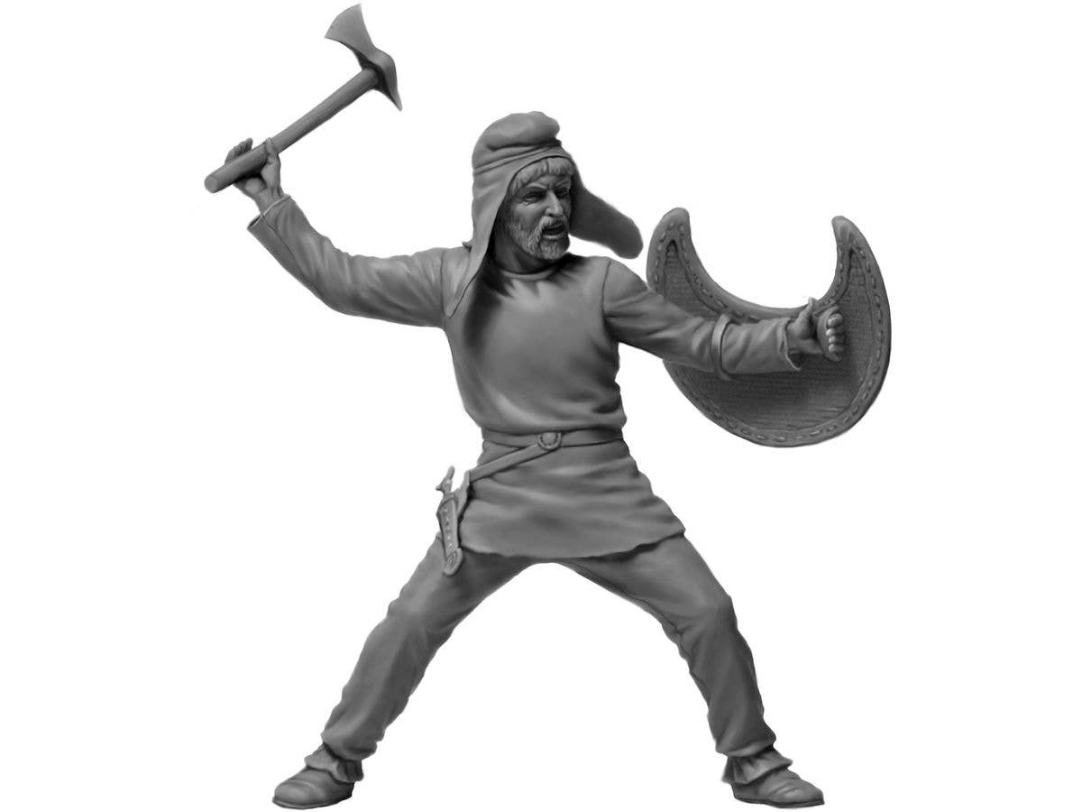 MASTER BOX 1/32 Greco-Persian Wars Series. Kit No 8. Persian Lightly Armed Warrior (Takabara) | 4820113082825