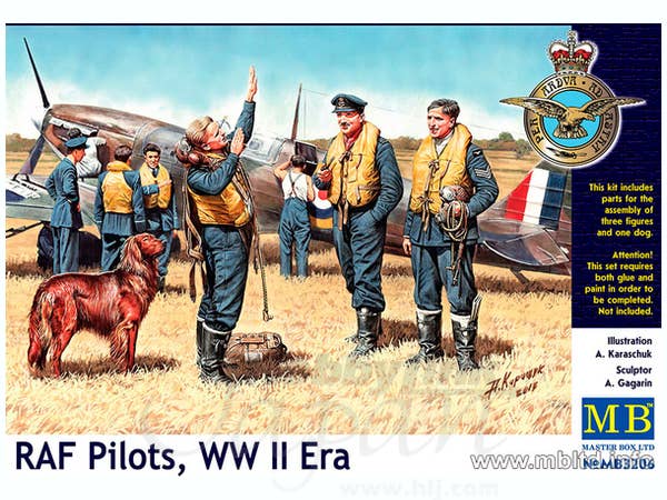 MASTER BOX RAF Pilots, WW II Era | 4820113081170