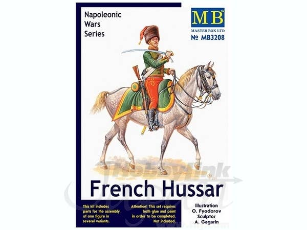 MASTER BOX 1/32 French Hussar, Napoleonic Wars era | 4820113081194